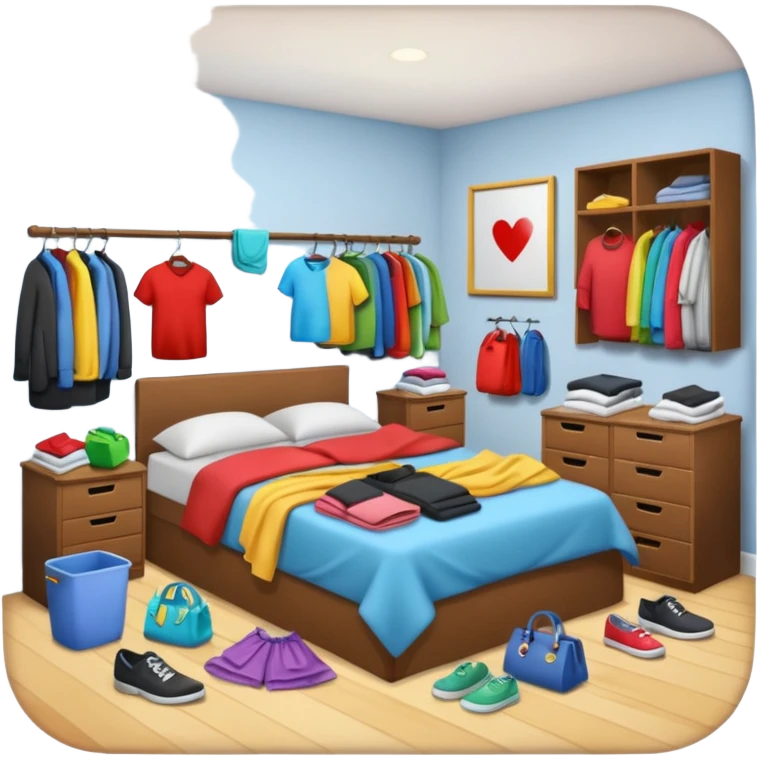 messy room emoji