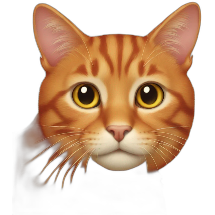red cat emoji