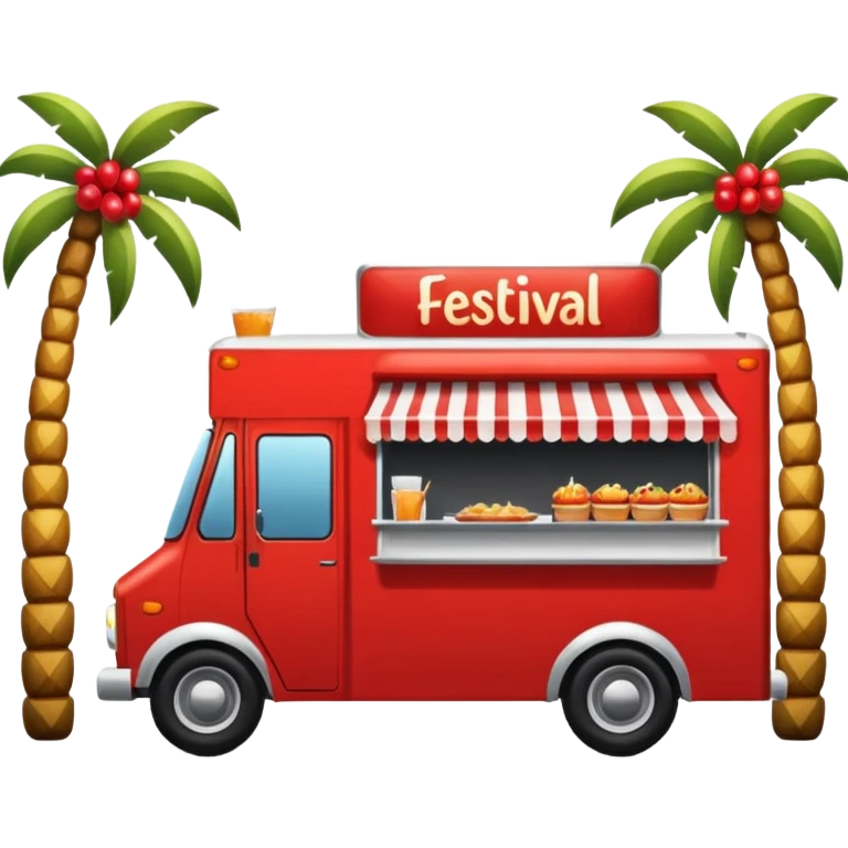 Festival Food Truck red emoji