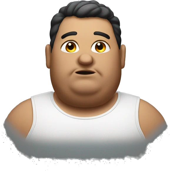 fat man emoji