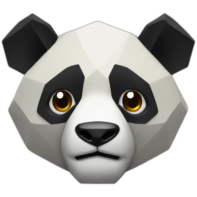 Polygon Panda emoji