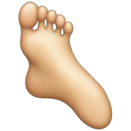 Foot emoji