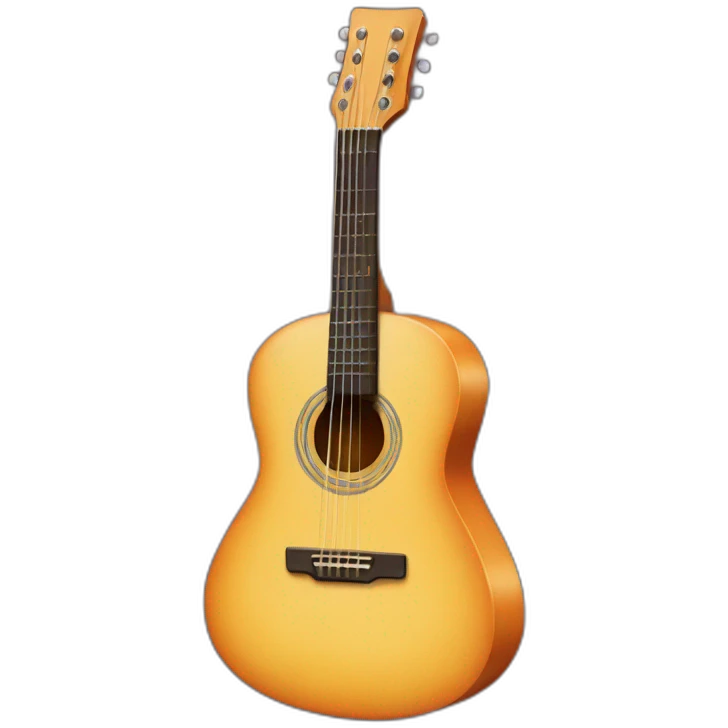 the letter G plays the guitar emoji