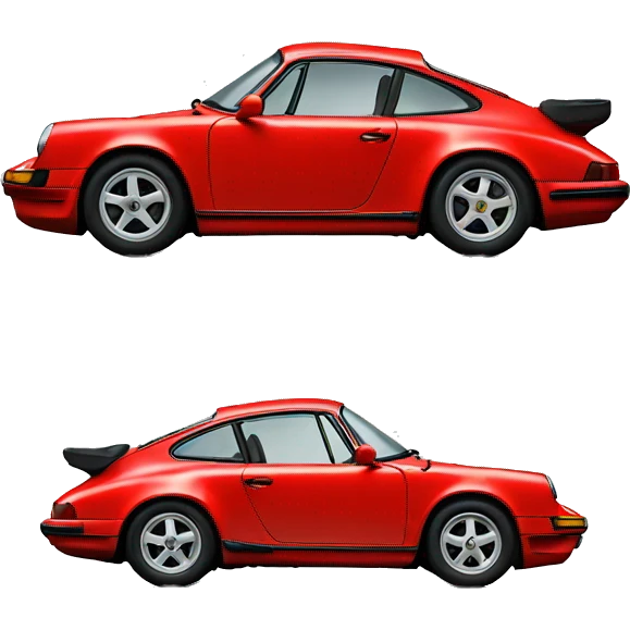 Red Porsche  emoji