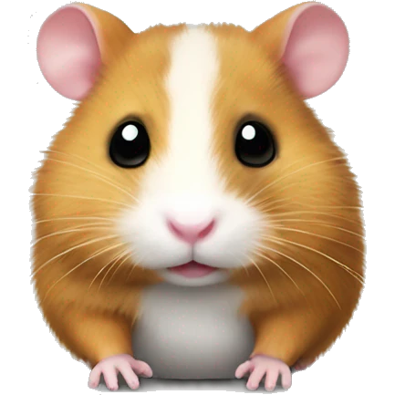 Hamster with socks on his feets emoji