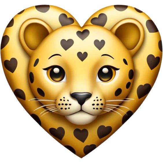 Cuore leopardo  emoji