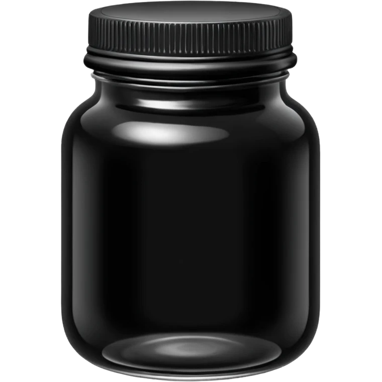 Paint Color Jar black emoji