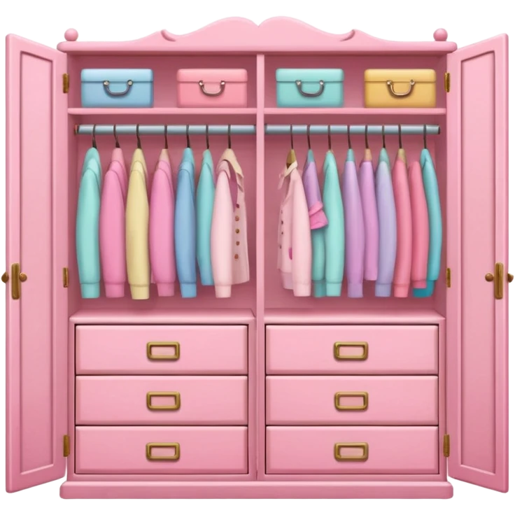 Pink closet emoji
