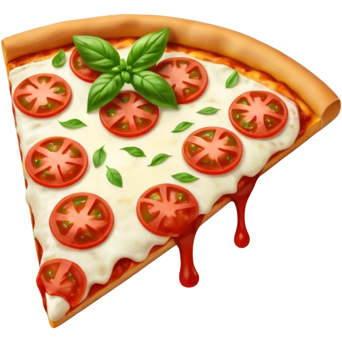 margherita pizza slice  emoji