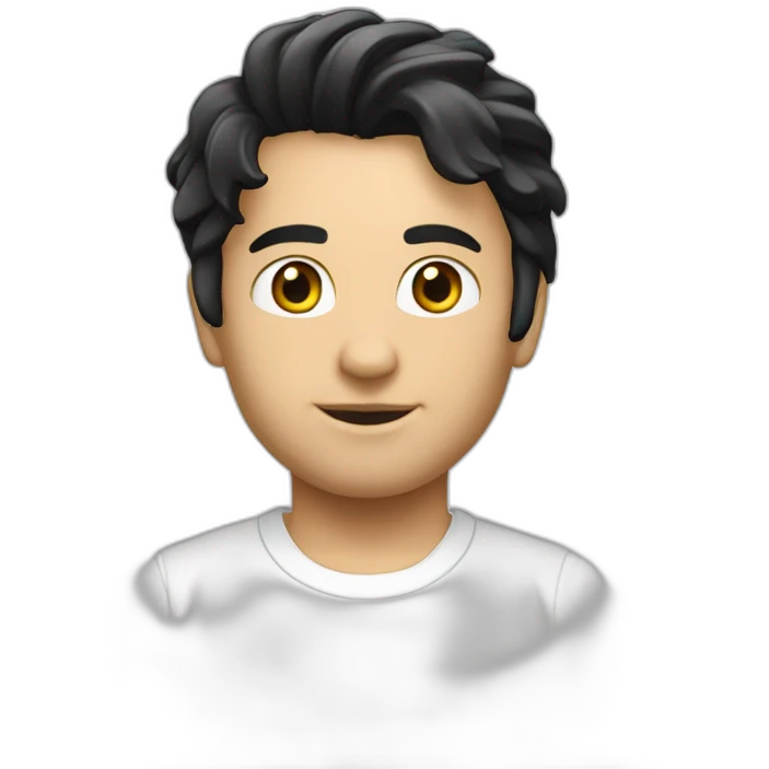 Rolex-with-black-hair-white-shrit emoji
