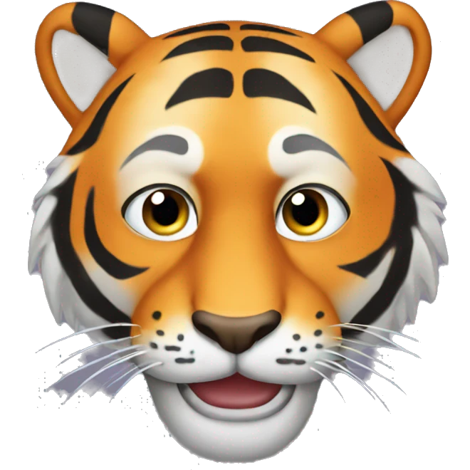 Cartoon tiger emoji