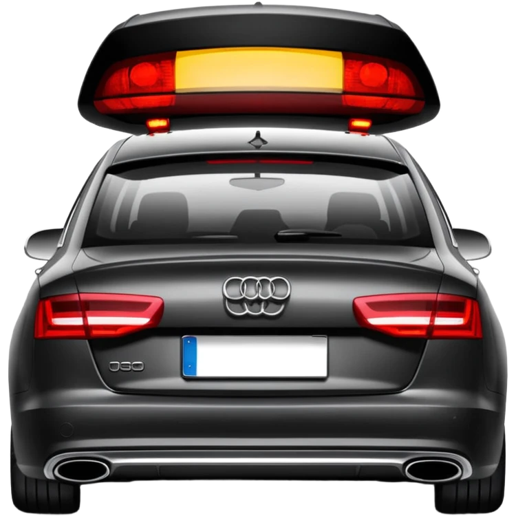 Plakasiz audi a6 arkasi emoji