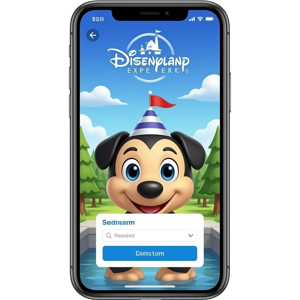 Disneyland explorer app emoji