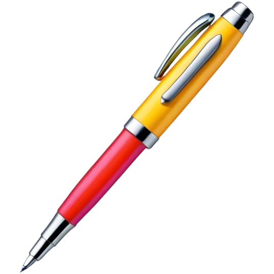 colorful pen emoji