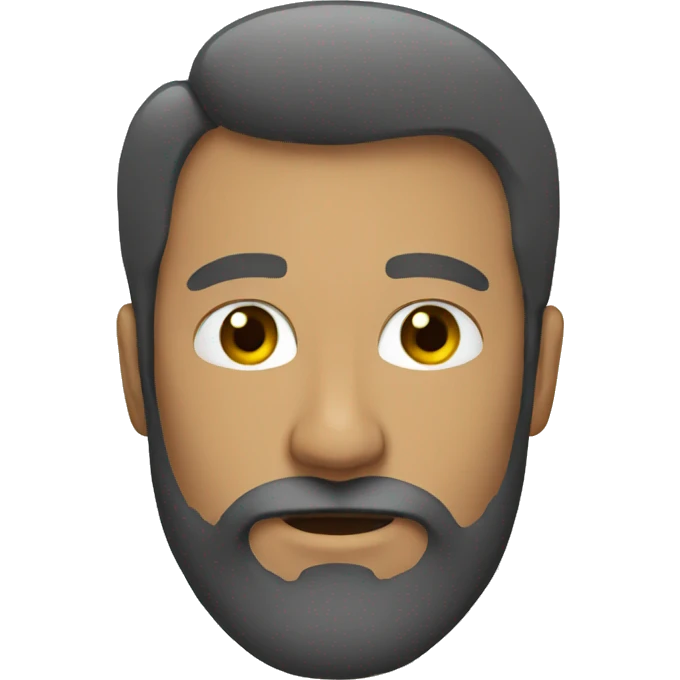 Beard man emoji