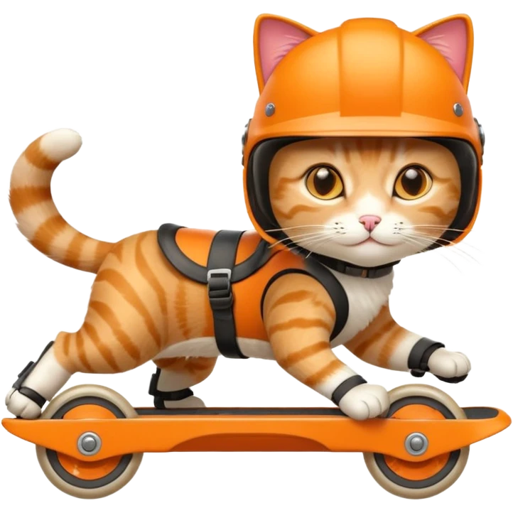 roller blader cat emoji