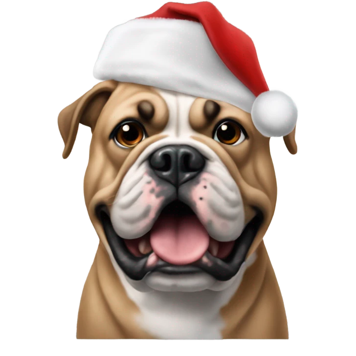 Georgia Bulldoags Christmas  emoji