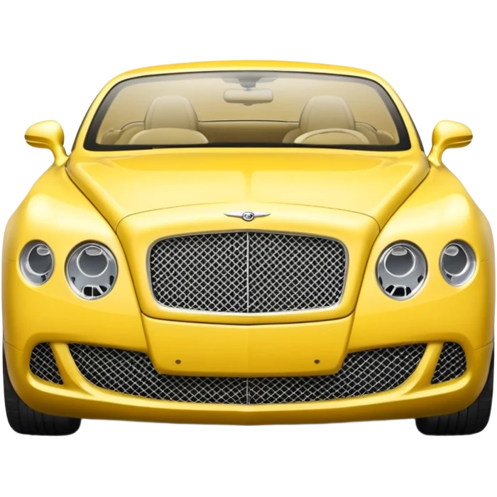 Yellow Bentley emoji
