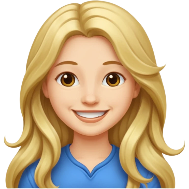 long hair girl emoji