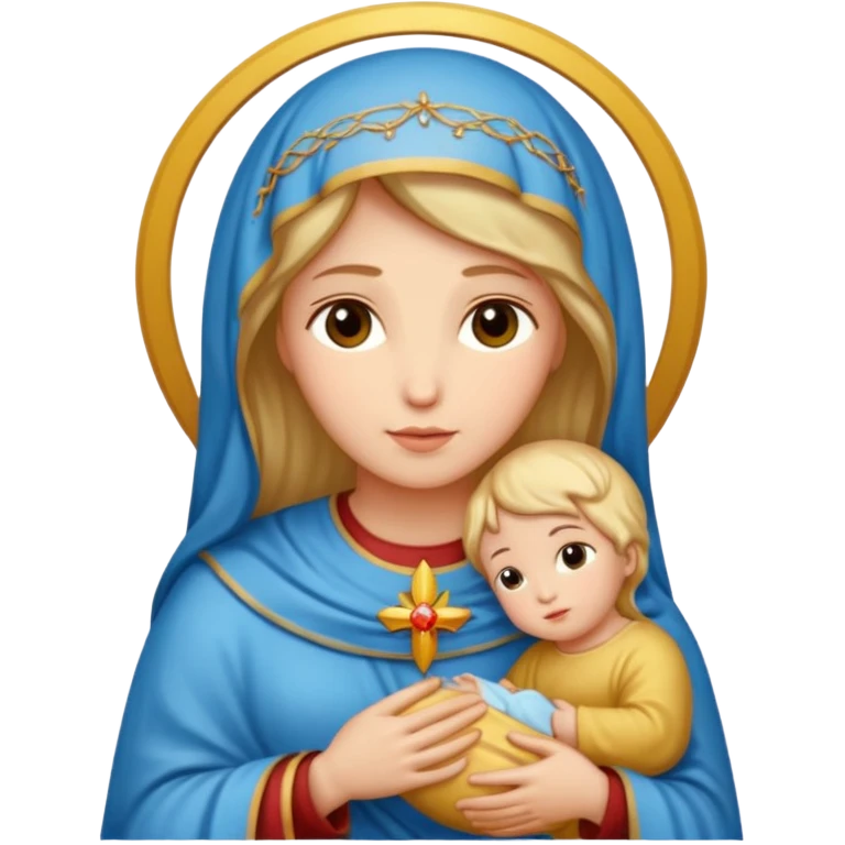 Image of the Mother of God emoji