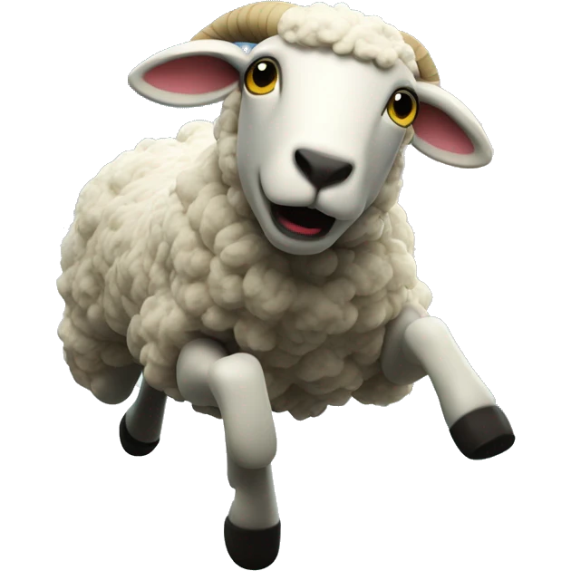 Maincraft sheep jump into ocean emoji