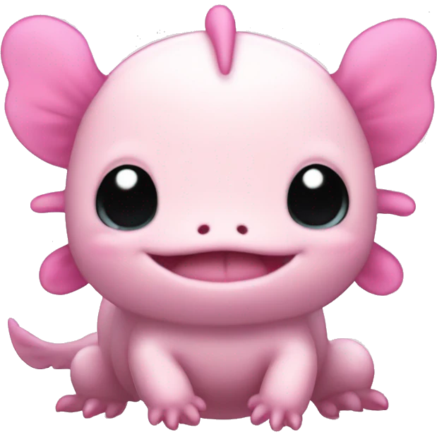 pink cute axolotl stitch sanrio emoji