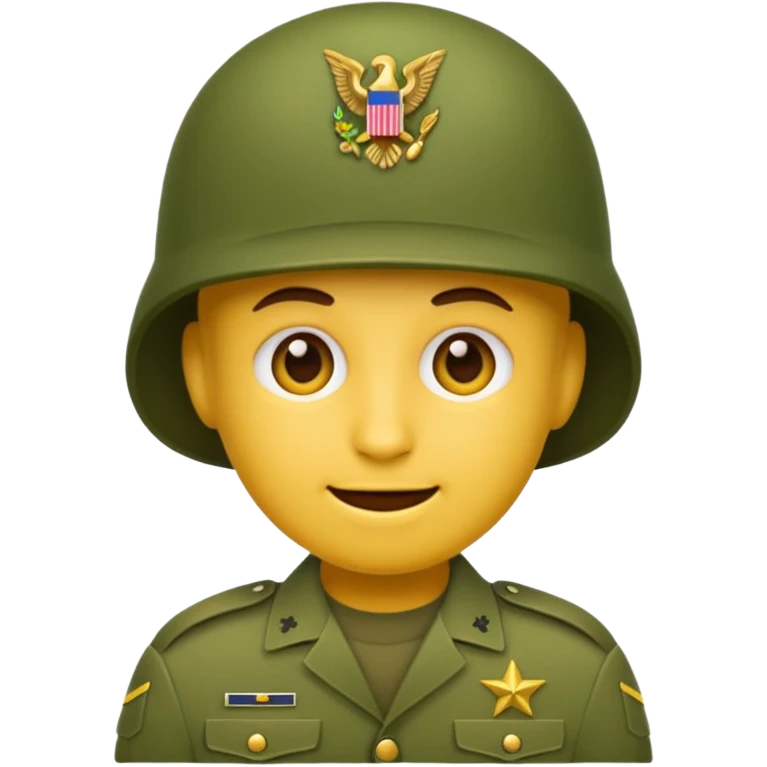 Create emoji of army  emoji