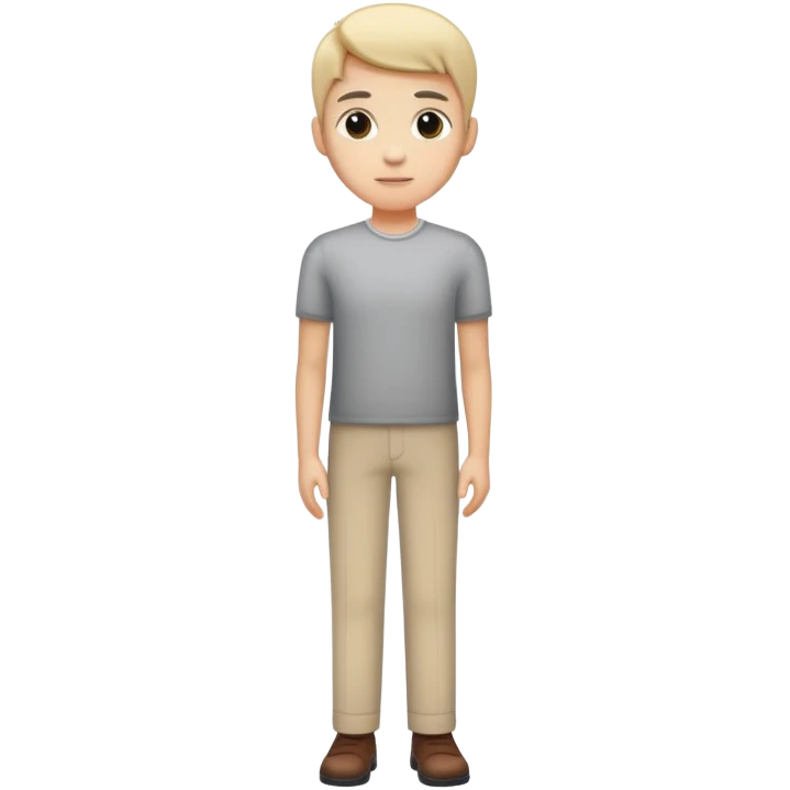 Person with excellent posture standing tall and straight emoji