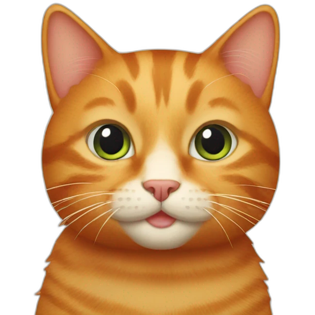 Ginger cat  emoji