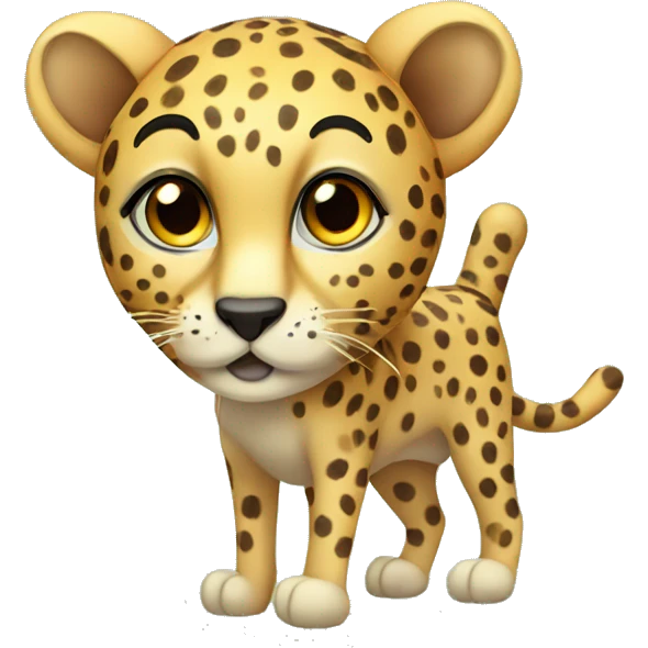 Fairy cheetah emoji