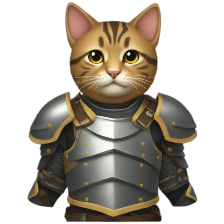 Cat armor emoji