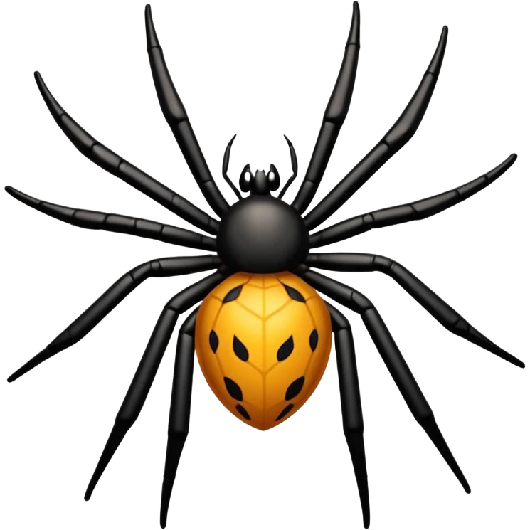 Una estrella con una araña en el centro  emoji