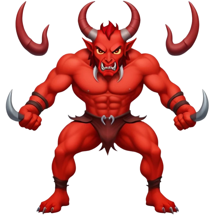 Ultra Crazy devil emoji