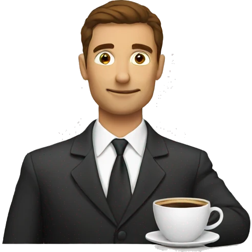 Lawyer with coffee  emoji