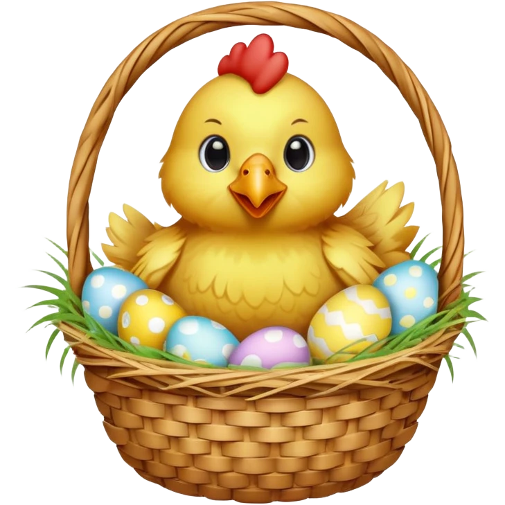 Easter chicken emoji