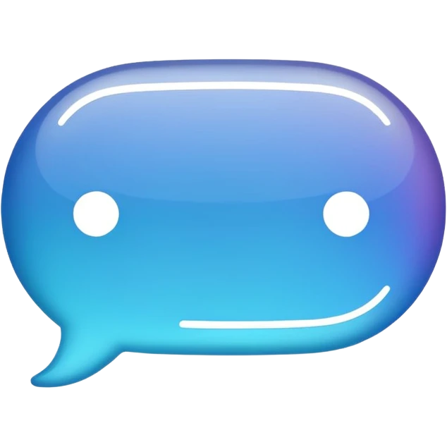 sms message bubble emoji