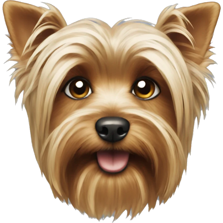 The Yorkshire Terrier dog emoji