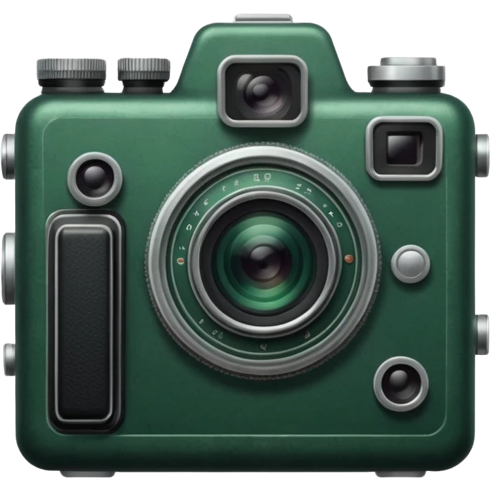 dark green camera emoji
