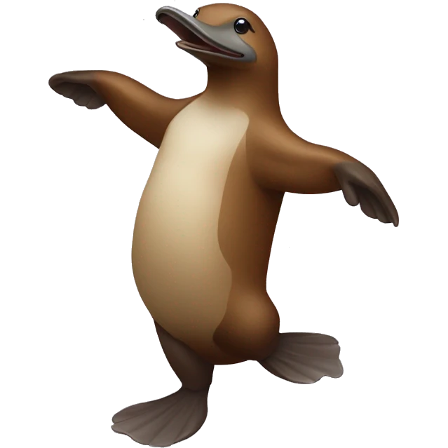 Duck-billed platypus dancing  emoji