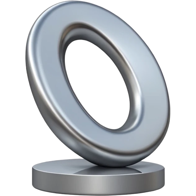 A modern abstract sculpture emoji