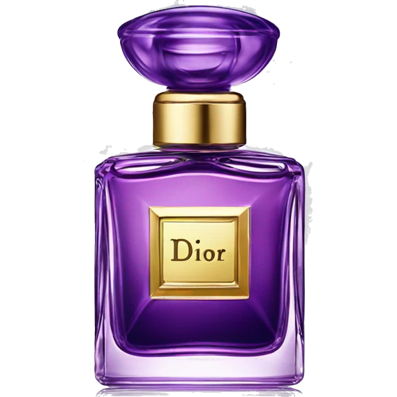 Purple dior perfume emoji