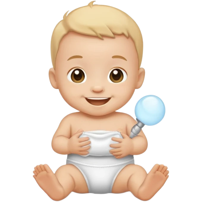 Baby in nappy emoji