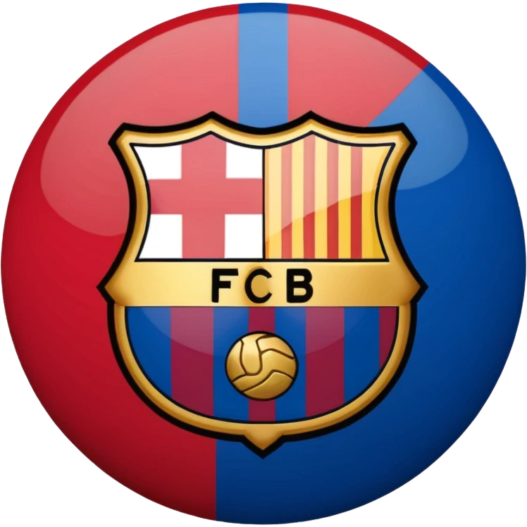 Barcelona football club logo  emoji