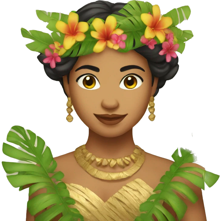 Tahitian dancer emoji