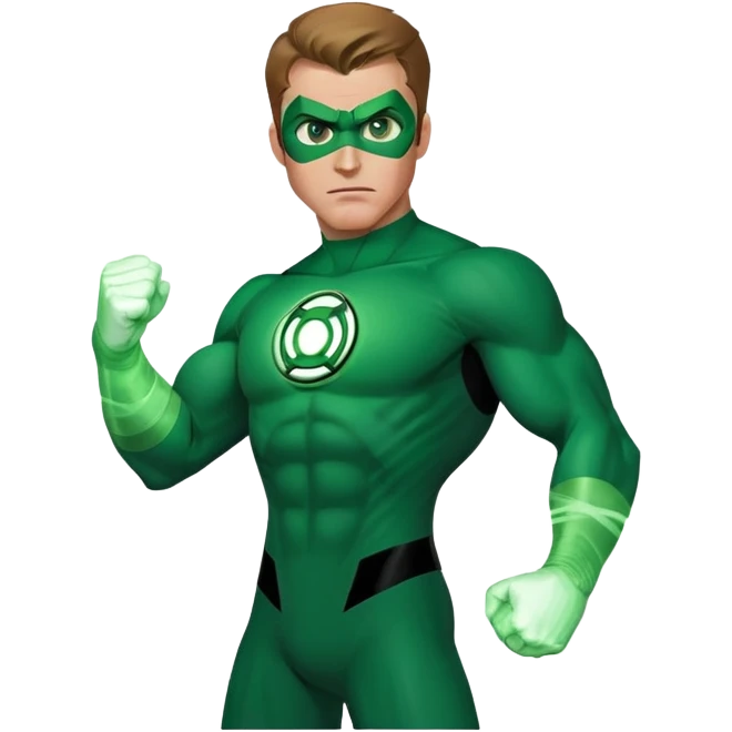 classic Green Lantern superhero emoji