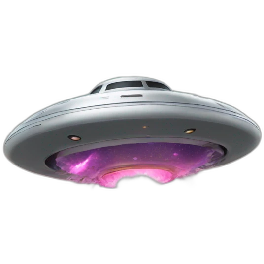 Ufo crashing on the beach emoji