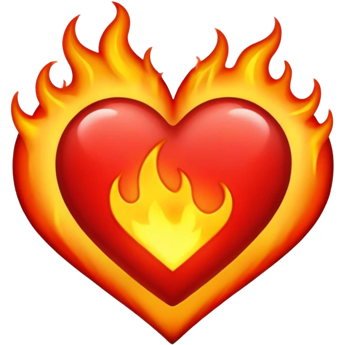 Hot heart emoji