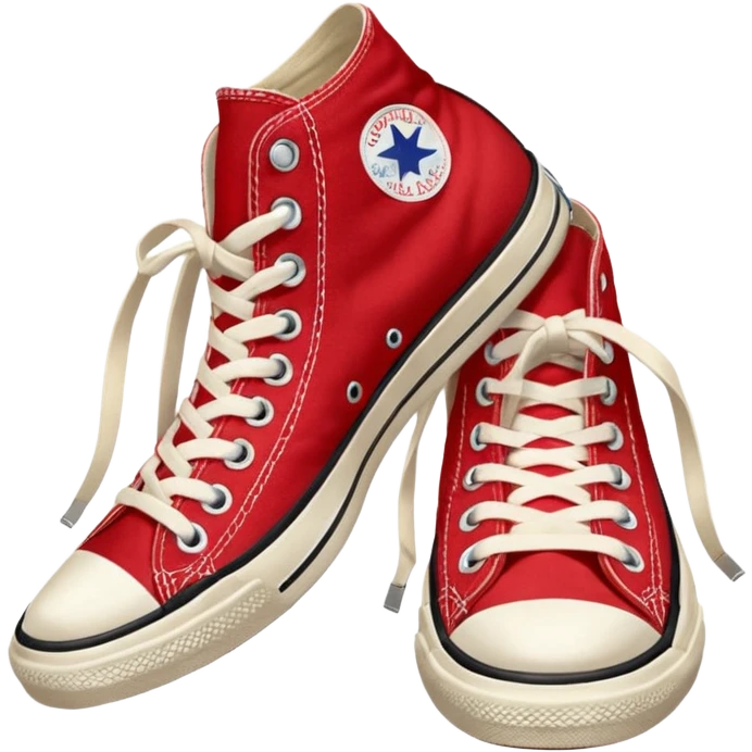 Red converse emoji