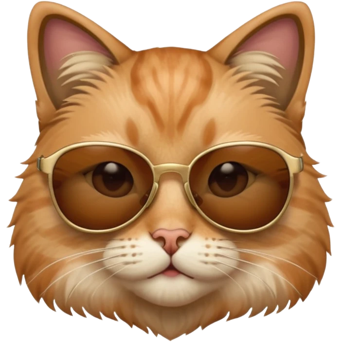 Cat wearing sunglasses emoji
