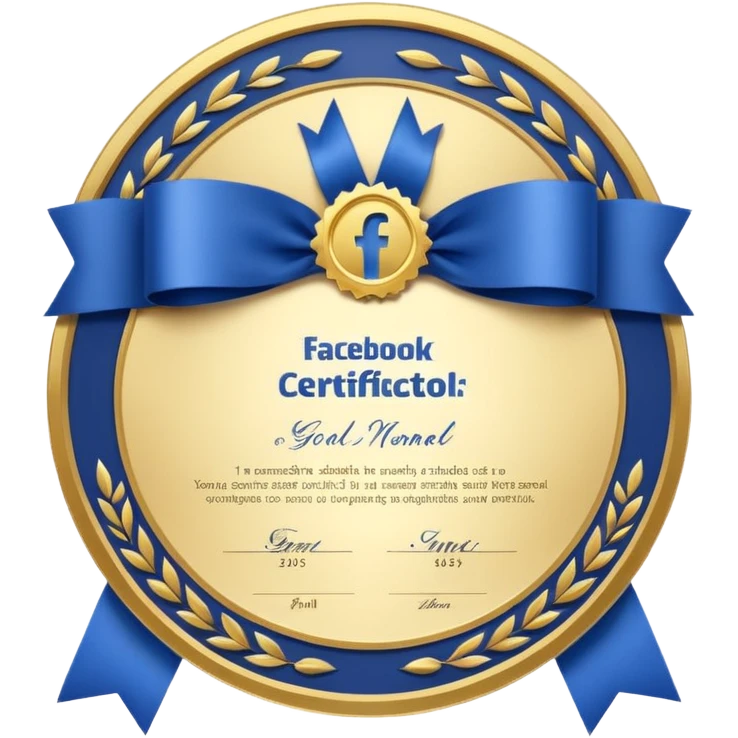 Facebook certificat emoji